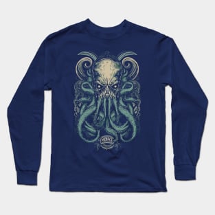 Cthulhu manace with tentacles Long Sleeve T-Shirt